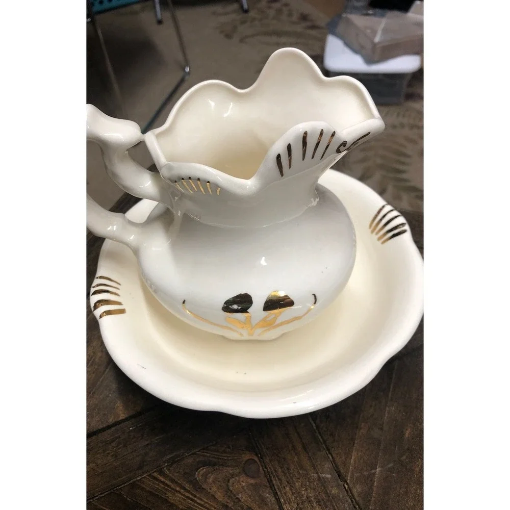 Small Pitcher and Bowl set